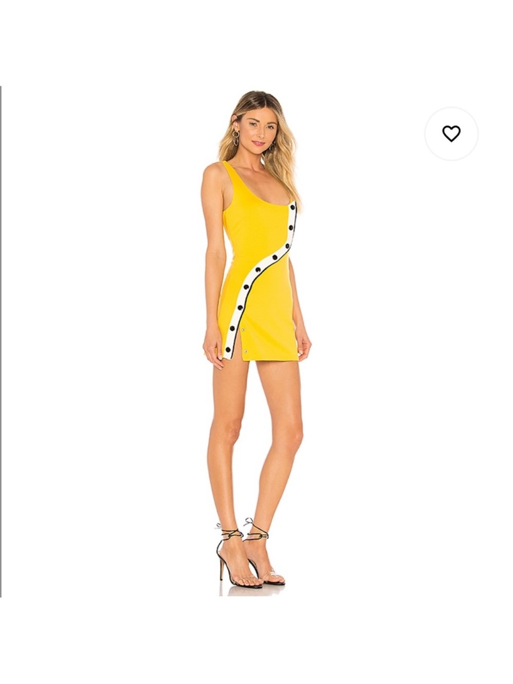 H:ours Yellow Mini Dress